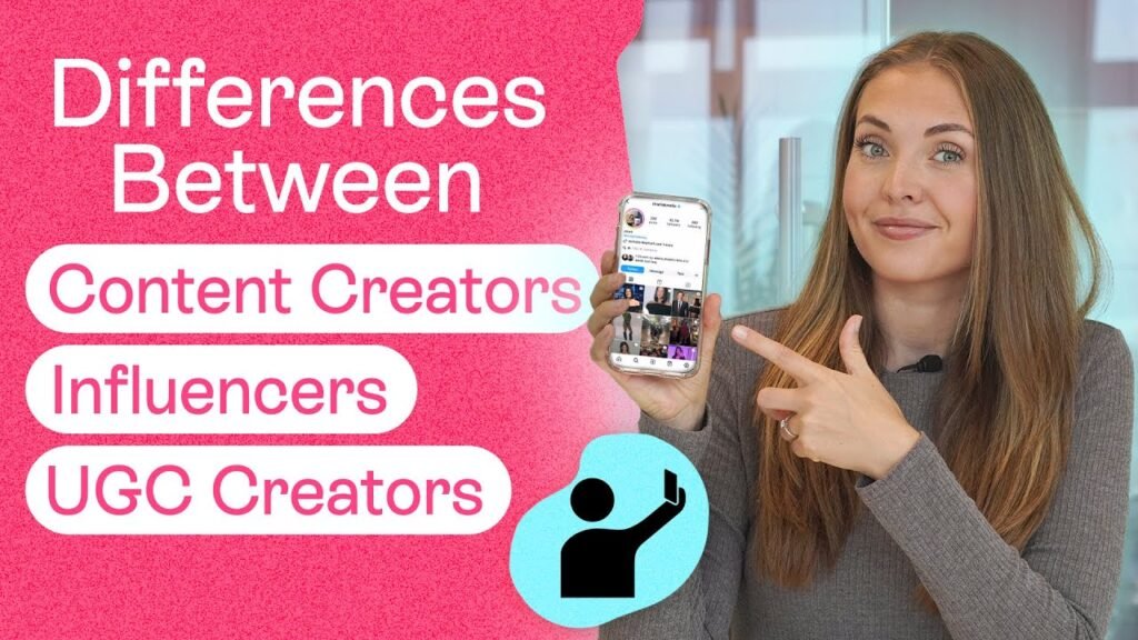 Diferencias entre UGC vs influencers y marketing de influencers