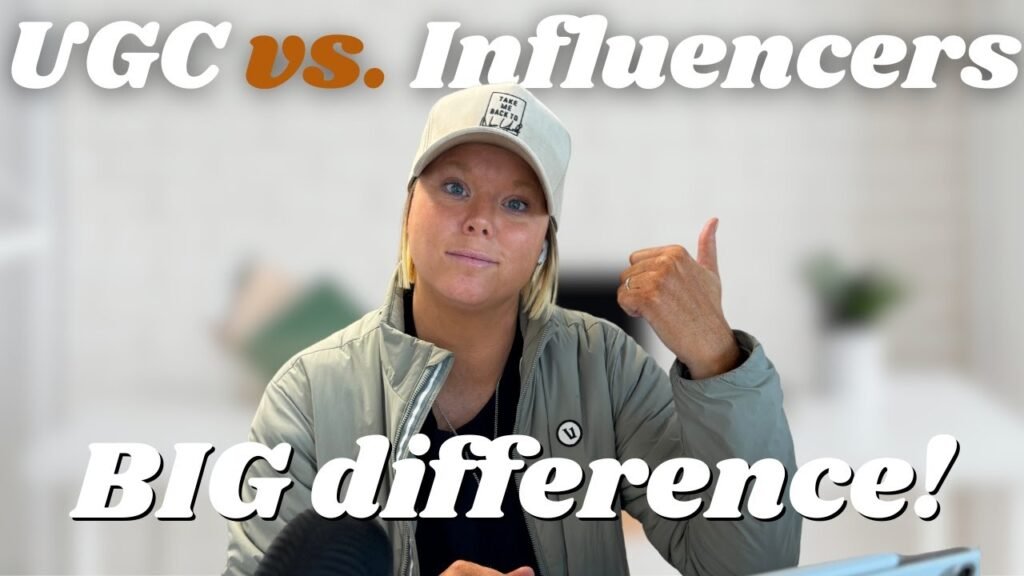 Diferencias entre UGC para ecommerce y marketing de influencers